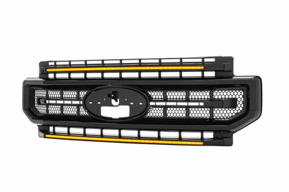 XBG LED Grille: Ford Super Duty (20-22 / Black / Amber DRL)