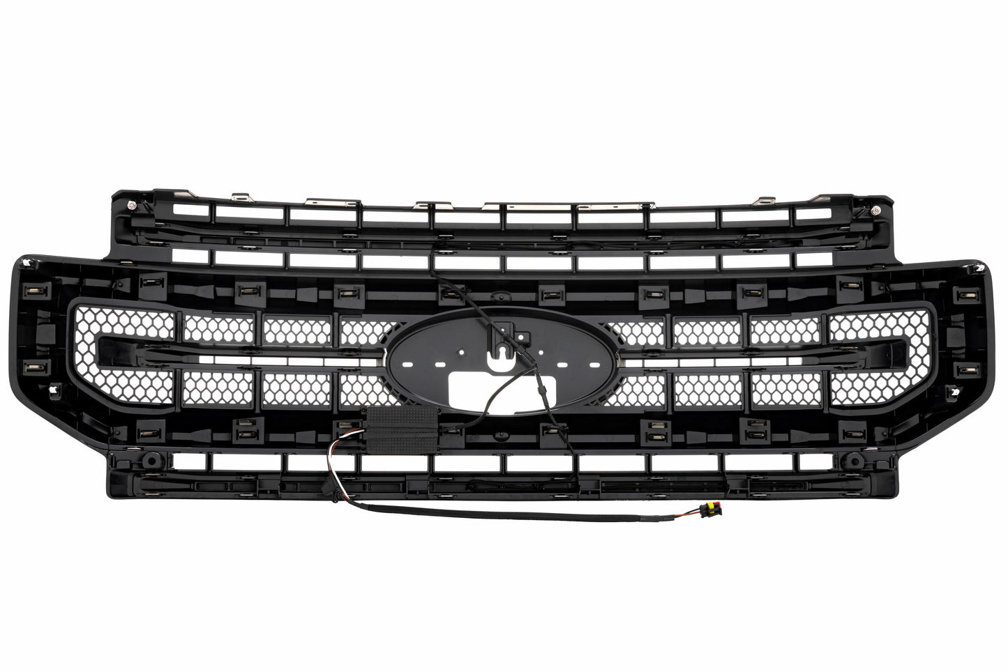 XBG LED Grille: Ford Super Duty (20-22 / Black / Amber DRL)