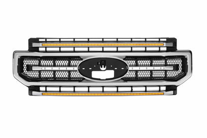 XBG LED Grille: Ford Super Duty (20-22 / Chrome / Amber DRL)