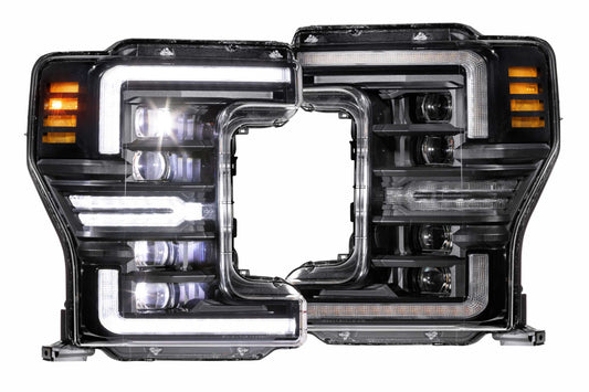 XB LED Headlights: Ford Super Duty (17-19 / White DRL / Set)