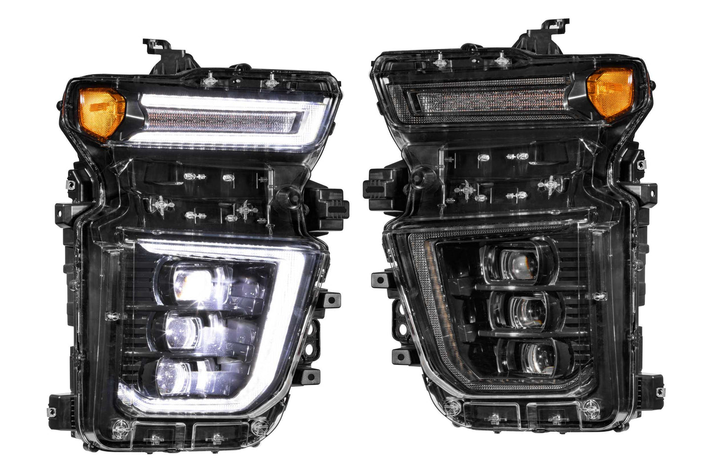 XB LED Headlights: Chevrolet Silverado HD (20-24 / Set)