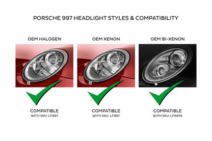 XB LED Headlights: Porsche 997 (Xenon and Halogen Cars / Set)