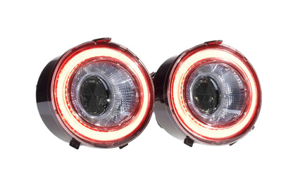 XB LED Tail Lights: Corvette C6 (05-13 / Smoked Lens / Set)