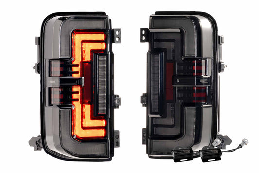 XB LED Tail Lights: Ford Bronco (21+ / Smoked Lens / Set)