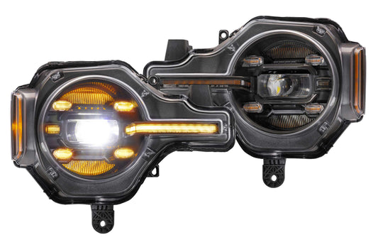 XB LED Headlights: Ford Bronco (21+ / Amber DRL / Set)