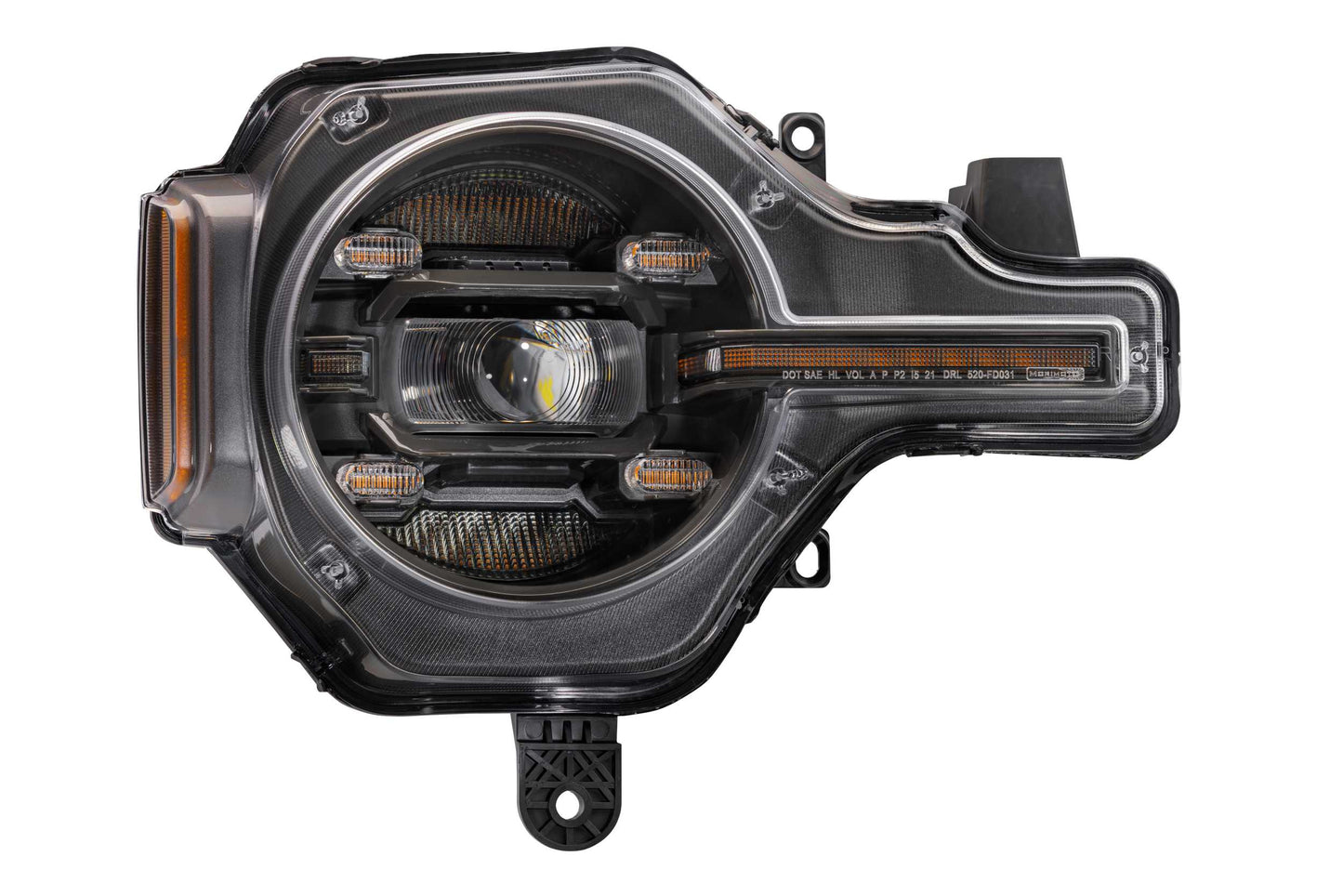 XB LED Headlights: Ford Bronco (21+ / Amber DRL / Set)