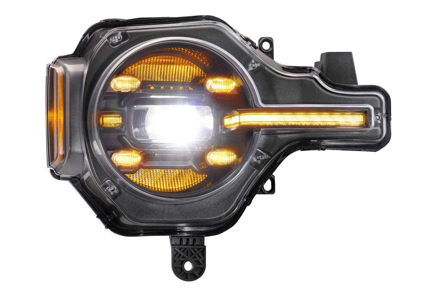 XB LED Headlights: Ford Bronco (21+ / Amber DRL / Set)