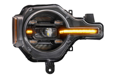 XB LED Headlights: Ford Bronco (21+ / Amber DRL / Set)