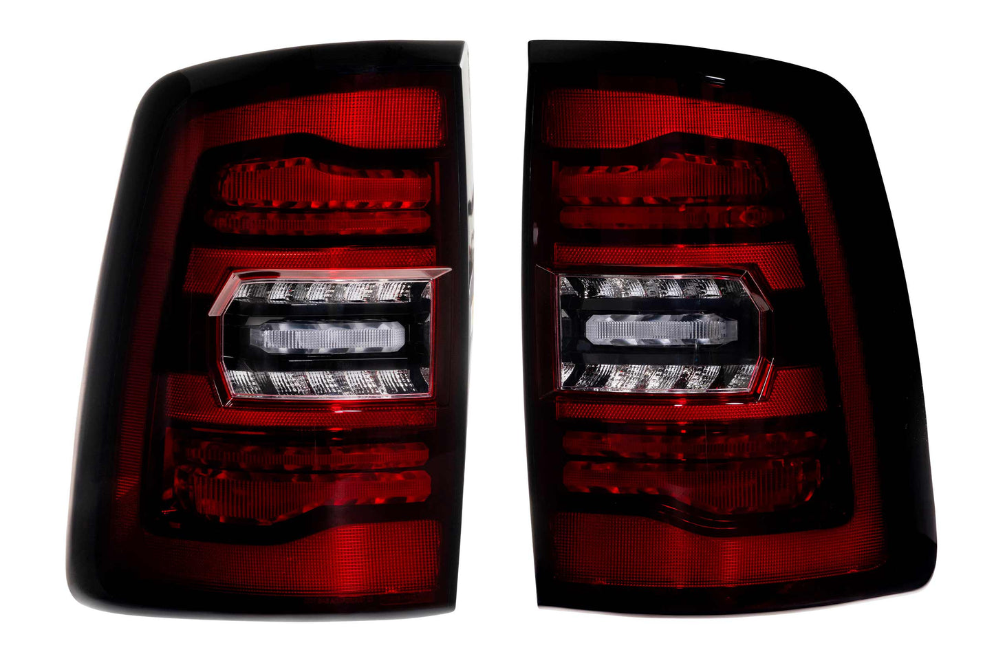 XB LED Tail Lights: Ram HD (19+ / Red Lens / Set)