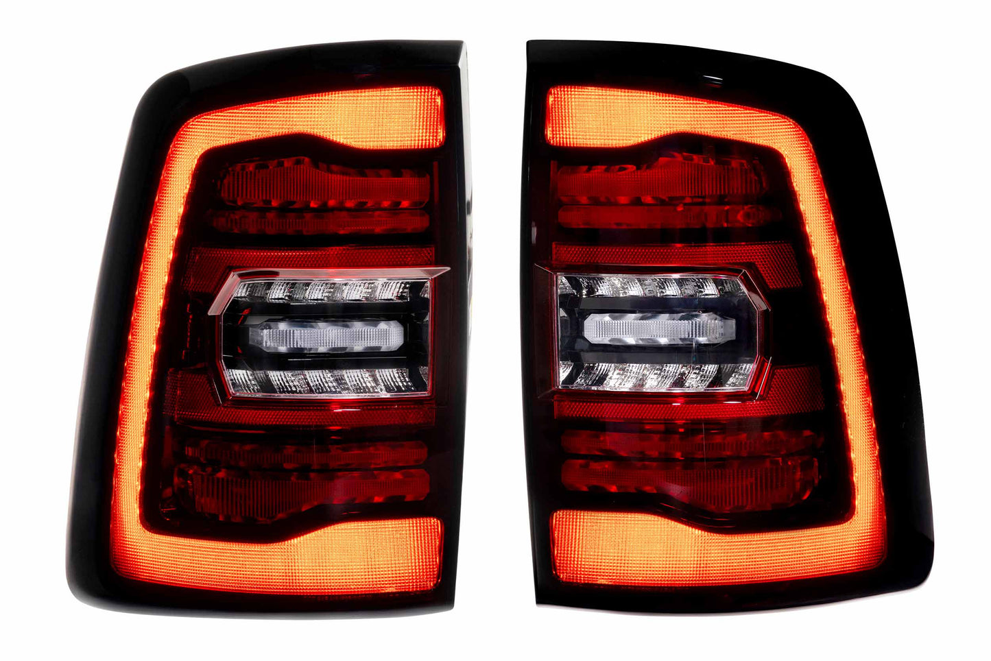 XB LED Tail Lights: Ram HD (19+ / Red Lens / Set)