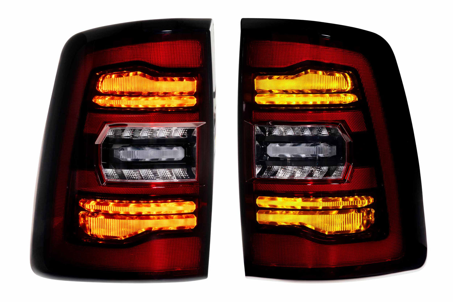 XB LED Tail Lights: Ram HD (19+ / Red Lens / Set)