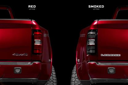 XB LED Tail Lights: Ram HD (19+ / Red Lens / Set)