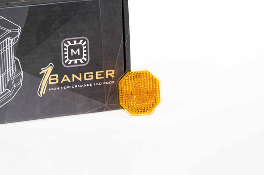 Lens Only: 1Banger (Yellow / Flood / Each)