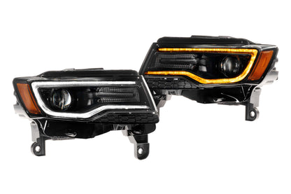 XB LED Headlights: Jeep Grand Cherokee (14-22 / Gen II / Set)