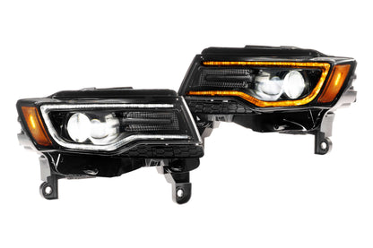 XB LED Headlights: Jeep Grand Cherokee (14-22 / Gen II / Set)