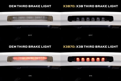 X3B LED Third Brake Light: Toyota 4Runner (10-24 / Clear Lens)