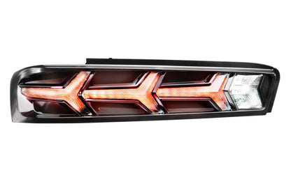 XB LED Tail Lights: Chevrolet Camaro (16-18 / Smoked Lens Lambo / Set)