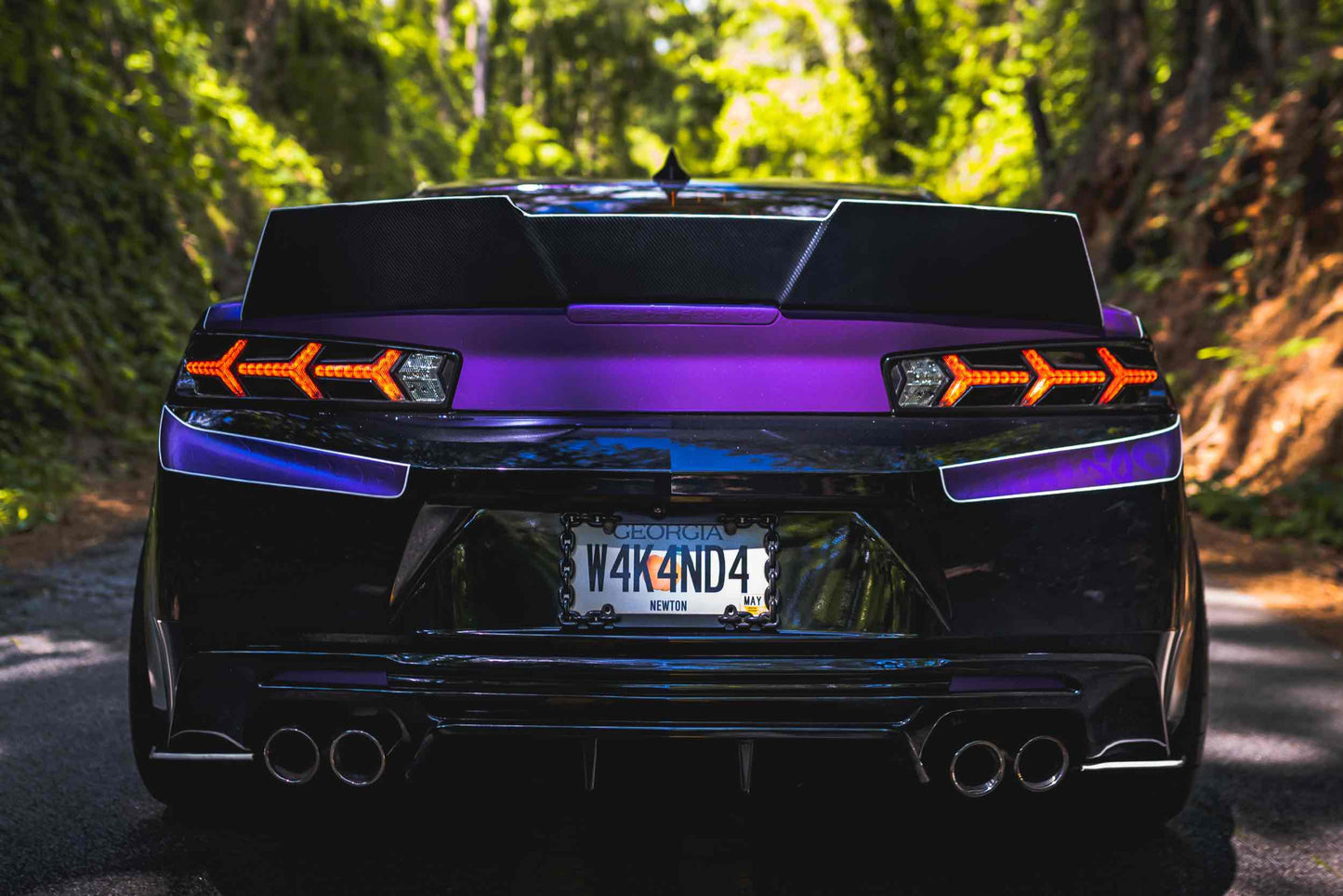 XB LED Tail Lights: Chevrolet Camaro (16-18 / Smoked Lens Lambo / Set)