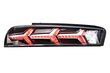 XB LED Tail Lights: Chevrolet Camaro (16-18 / Red Lens Lambo / Set)