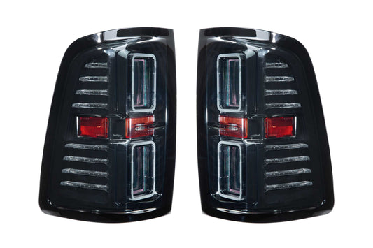 XB LED Tail Lights: Dodge Ram 1500 (19+ / Gen I / Smoked Lens / Set)