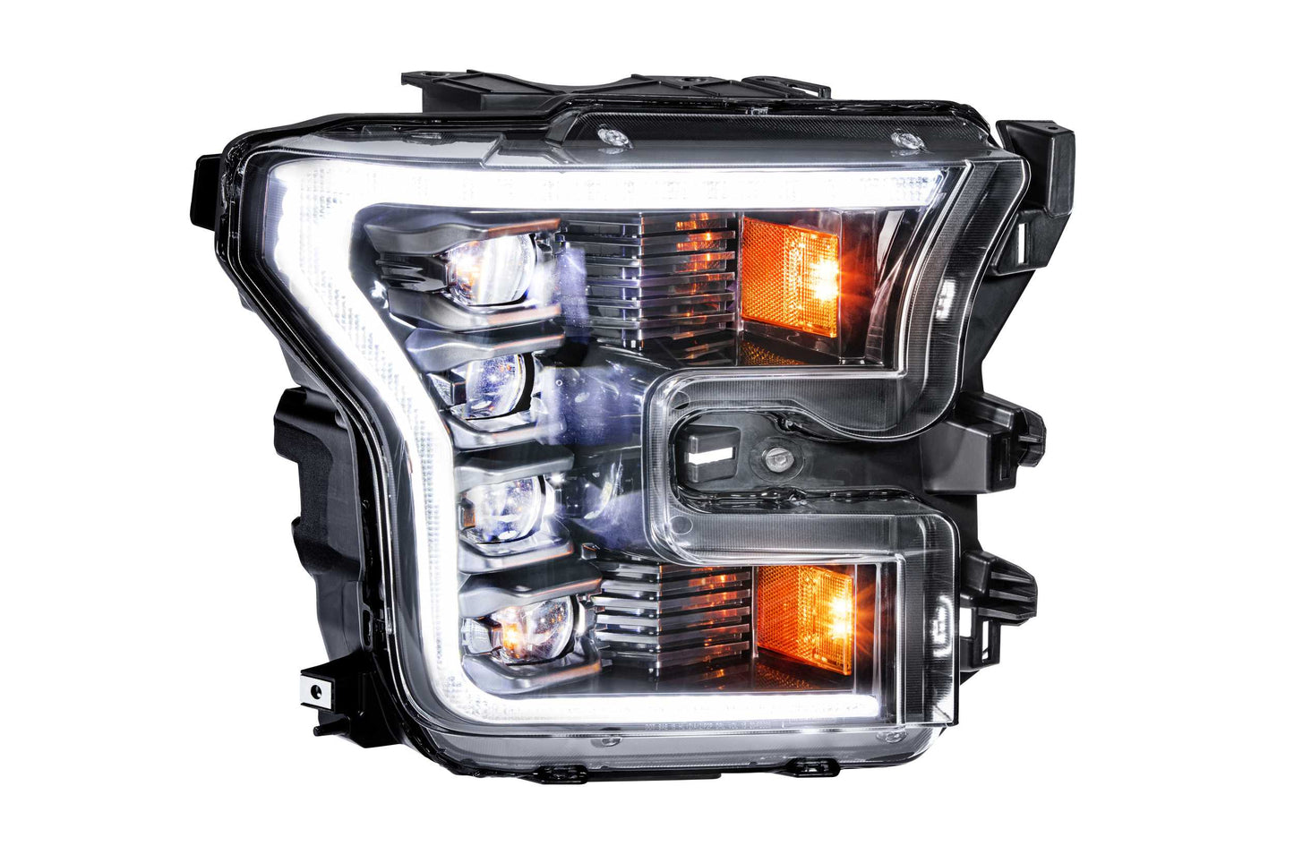 XB LED Headlights: Ford F-150 (15-17 / White DRL / Set)