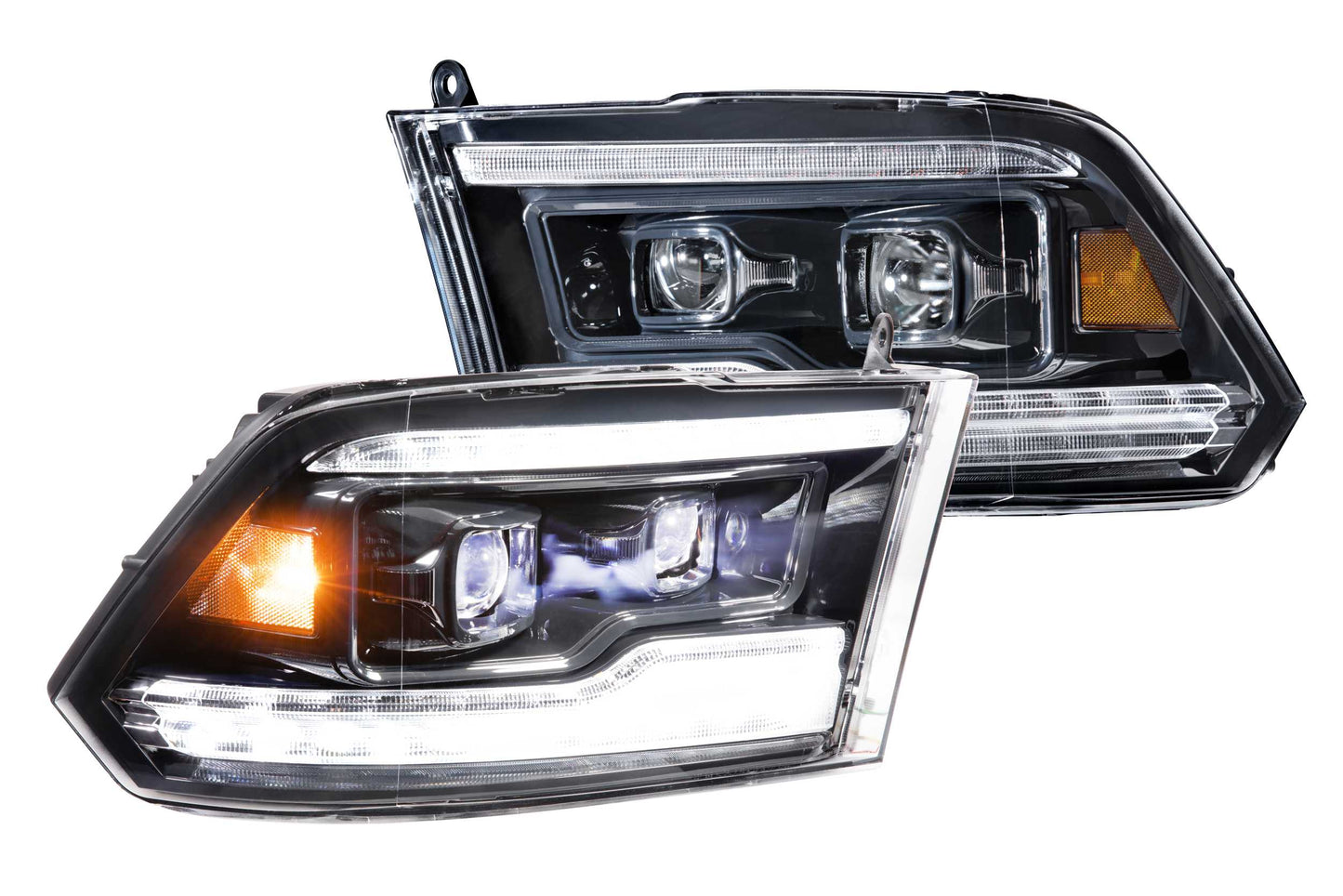 XB LED Headlights: Dodge Ram (09-18 / White DRL / Set)