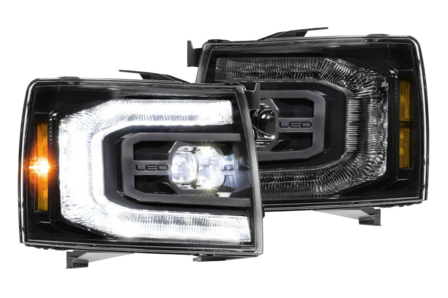 XB LED Headlights: Chevrolet Silverado (07-13 / Set)