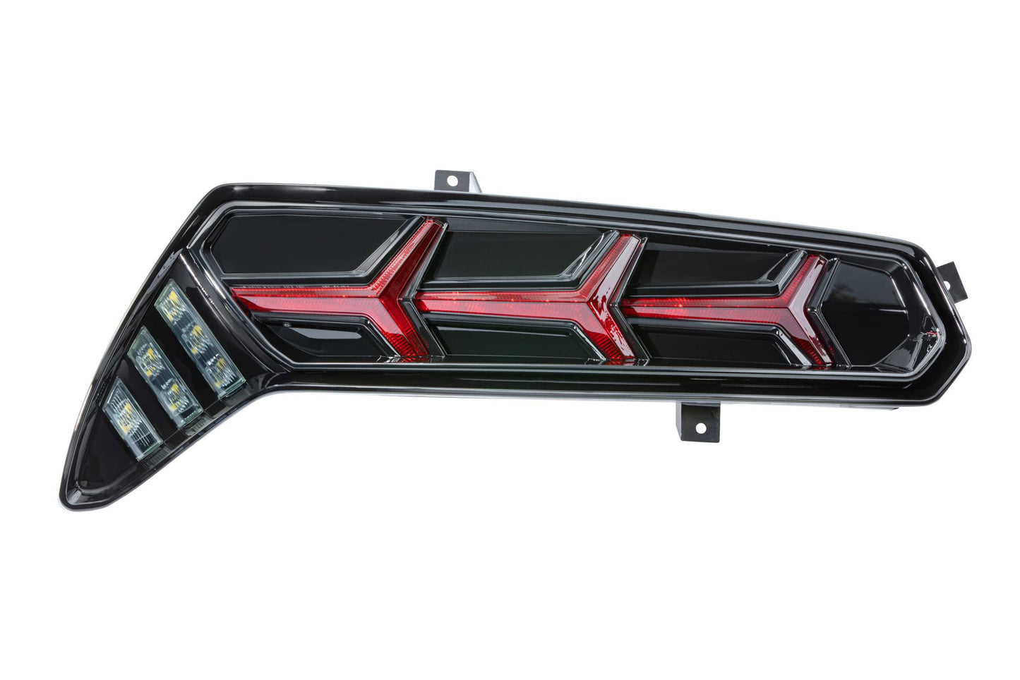 XB LED Tail Lights: Corvette C7 (14-19 / Red Lens Lambo / Set)