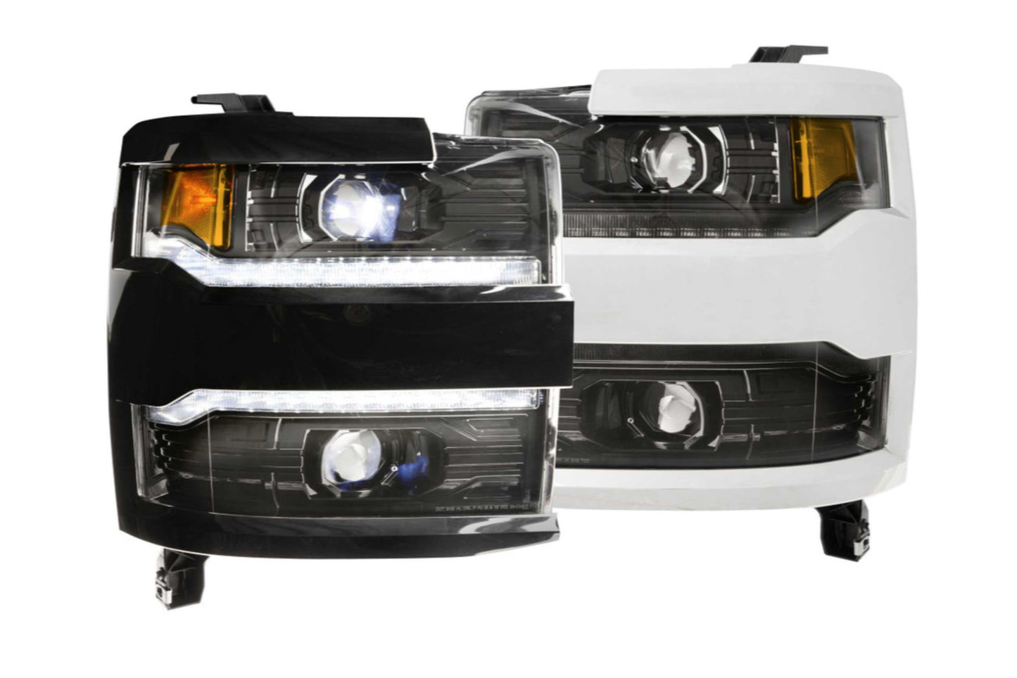 XB LED Headlights: Chevrolet Silverado HD (16-19 / Set)