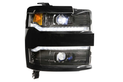 XB LED Headlights: Chevrolet Silverado HD (16-19 / Set)