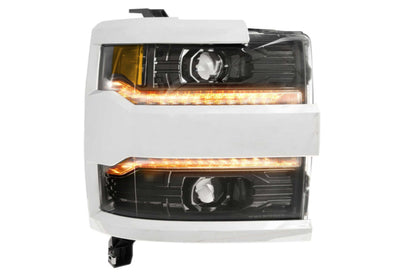 XB LED Headlights: Chevrolet Silverado HD (16-19 / Set)