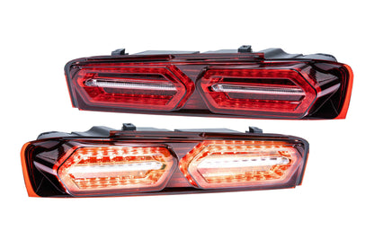 XB LED Tail Lights: Chevrolet Camaro (16-18 / Red Lens Facelift / Set)