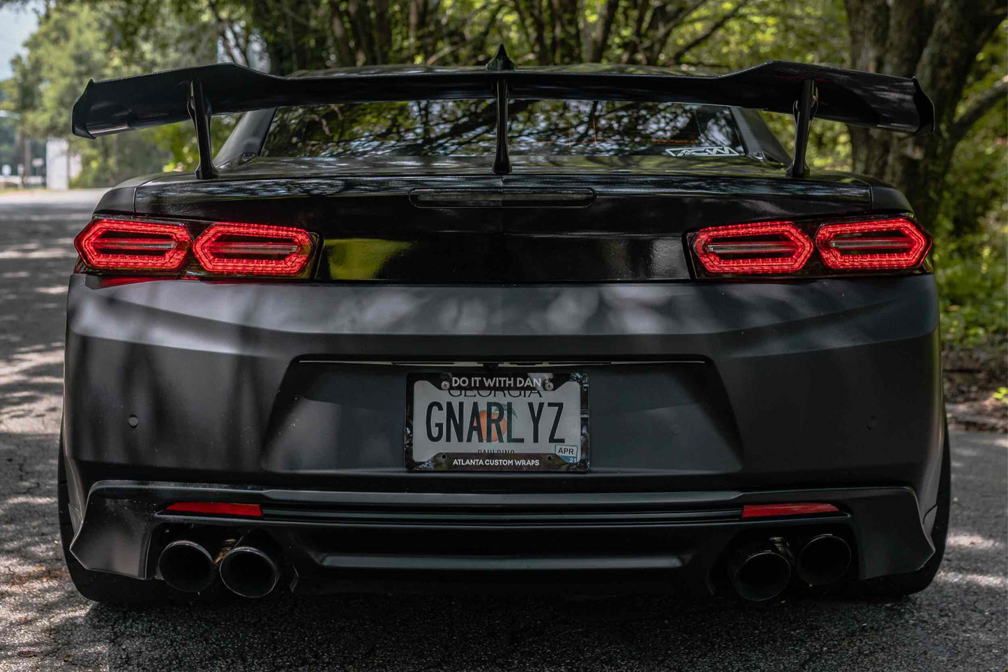 XB LED Tail Lights: Chevrolet Camaro (16-18 / Red Lens Facelift / Set)