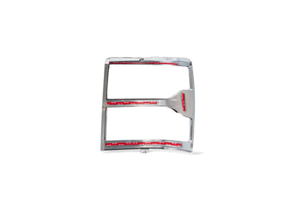 XB LED Headlight Trim Bezels: LF543 (Chrome / Set)