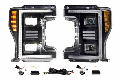 XB Hybrid LED Headlights: Ford Super Duty (17-19 / Set)