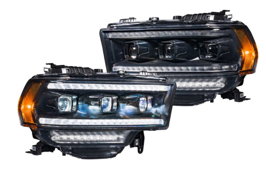 XB LED Headlights: Dodge Ram HD (19+ / Set)