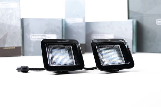 XB LED License Plate Lights: Ford F-150 (15-23 / Set)