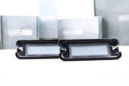 XB LED License Plate Lights: Ford Mustang (15-20 / Set)