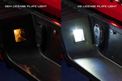 XB LED License Plate Lights: Ford Super Duty (17-22 / Set)