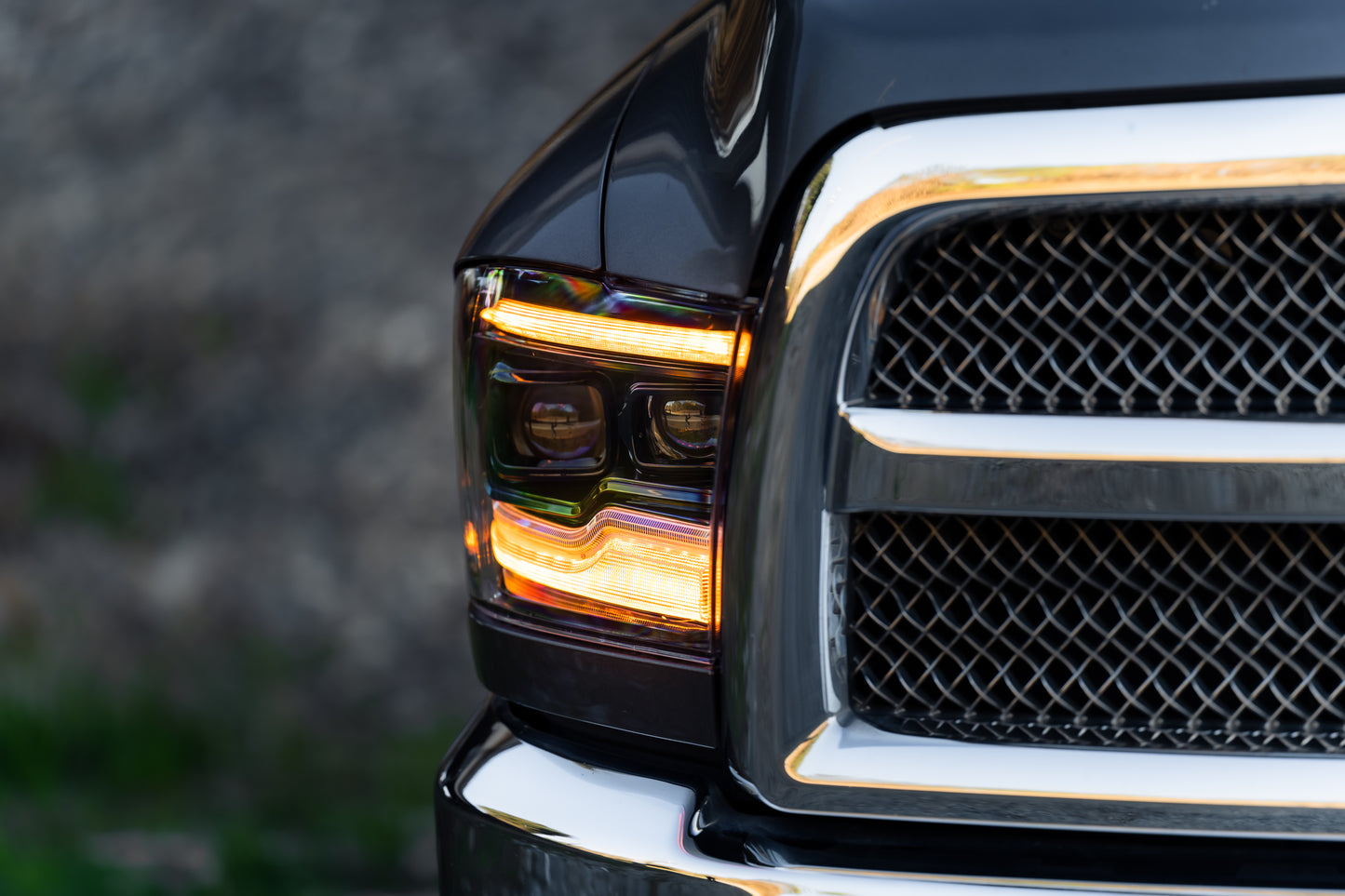 XB LED Headlights: Dodge Ram (09-18 / Amber DRL / Set)