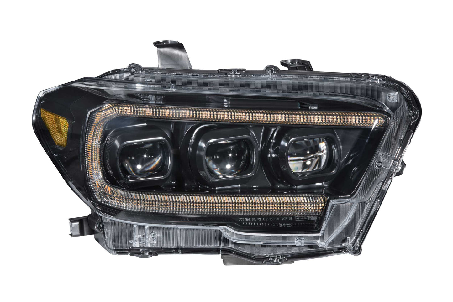 XB LED Headlights: Toyota Tacoma (16-23 / Amber DRL / Set)