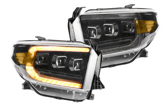 XB LED Headlights: Toyota Tundra (14-21 / Amber DRL / Set)