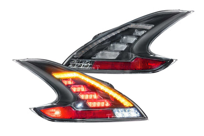 XB LED Tail Lights: Nissan 370Z (09-21 / Smoked Lens / Set)