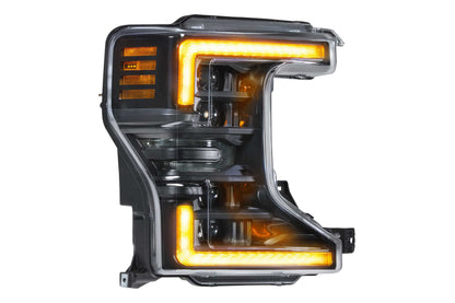 XB LED Headlights: Ford Super Duty (20-22 / White DRL / Set)