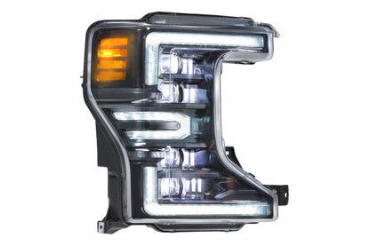 XB LED Headlights: Ford Super Duty (20-22 / White DRL / Set)