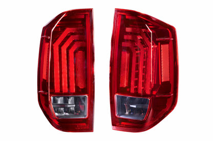 XB LED Tail Lights: Toyota Tundra (14-21 / Red Lens / Set)