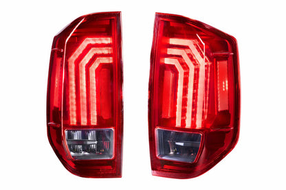 XB LED Tail Lights: Toyota Tundra (14-21 / Red Lens / Set)