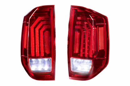 XB LED Tail Lights: Toyota Tundra (14-21 / Red Lens / Set)