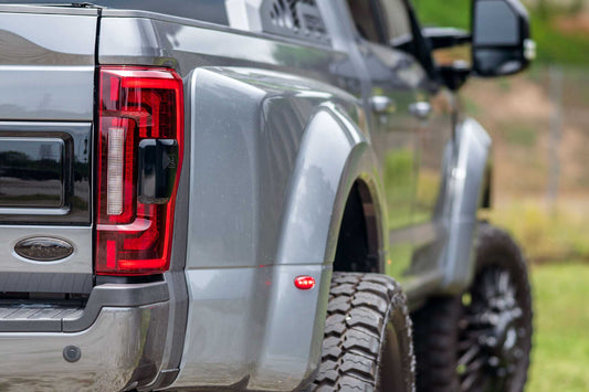 XB LED Tail Lights: Ford Super Duty (17-22 / Red Lens / Set)