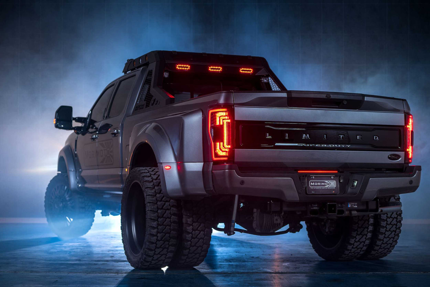 XB LED Tail Lights: Ford Super Duty (17-22 / Smoked Lens / Set)